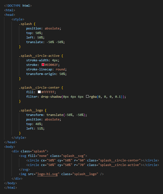 HTML and CSS structure to start HTML and CSS structure to start